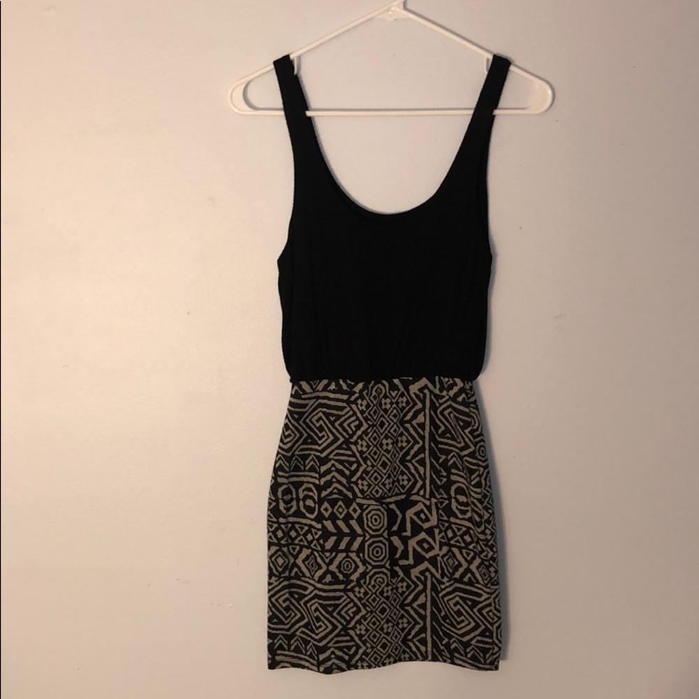 Black and Tan dress